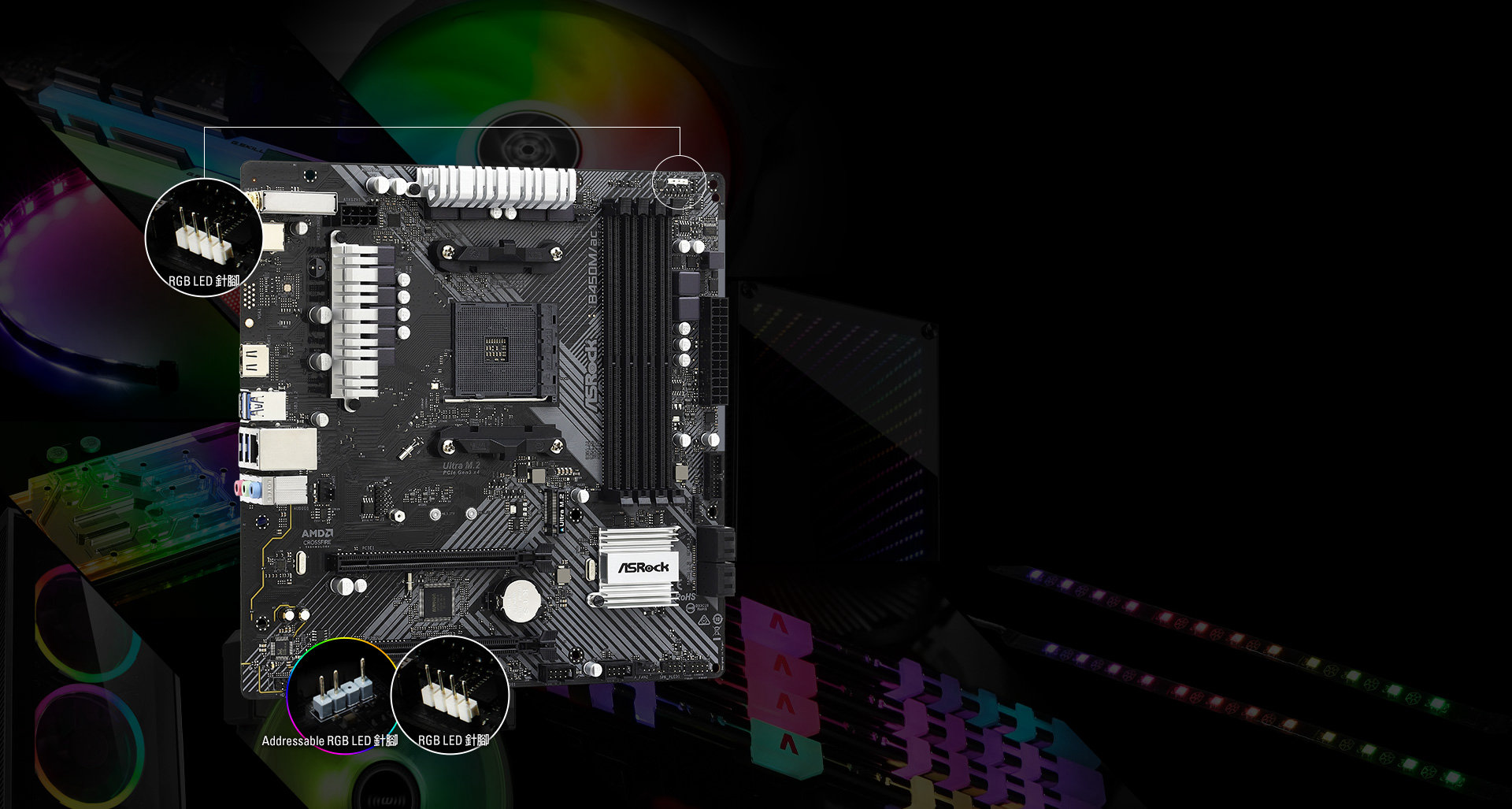 Polychrome LED(right)